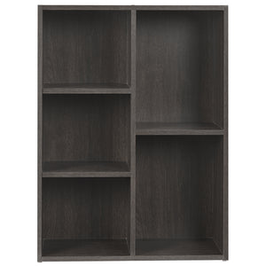TADesign Muo-6013 5 Shelves Multipurpose Storage Bookshelf in Dark Walnut Color