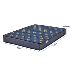 Skyfoam Ace Medium Firm Comfort with Body & Spine Support Bonnell Spring Mattress in Blue Color