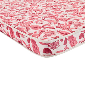 Skyfoam Assure Firm Comfort with Zero Partner Disturbance Orthopedic Bonded Foam Mattress in Floral Pink Color