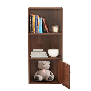 Muo-6015 Book Shelf in Walnut Finish