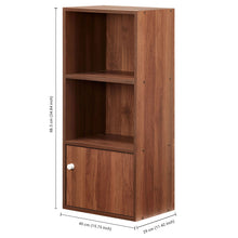 Load image into Gallery viewer, Muo-6015 Book Shelf in Walnut Finish
