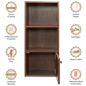 TADesign Muo-6015 Book Shelf in English Oak Brown Color