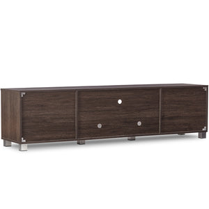 TADesign Robust TV Cabinet and Home Entertainment Unit in Dark Walnut Color