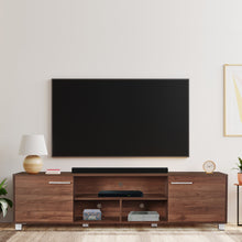Load image into Gallery viewer, TADesign Robust TV Cabinet and Home Entertainment Unit in Matte Walnut Color
