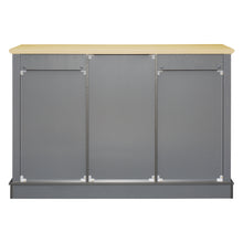 Load image into Gallery viewer, TADesign Carden Side Board in Euro Oak &amp; Dark Grey Color
