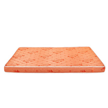Load image into Gallery viewer, Skyfoam Valueflex Medium Soft Comfort with Air Flow &amp; Zero Partner Disturbance High Density Foam Mattress in Floral Orange Color
