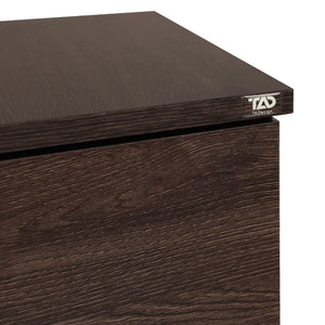 Muo-6010 Engineered Wood Chest Of Drawers - Dark Brown