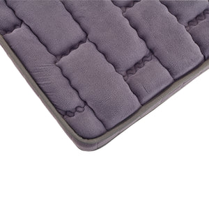 Skyfoam Amplex Memory Foam Medium Soft Comfort with Body & Spine Support Orthopedic Bonded Foam Mattress in Charcoal Grey Color