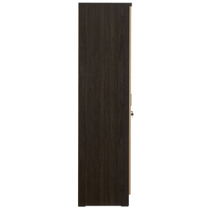 TADesign Brio 2 Door Wardrobe in Dark Walnut & Sonoma Oak Color