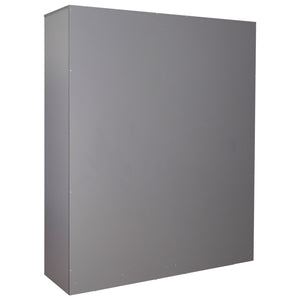 TADesign Electa 4 Door Wardrobe with Mirror in Slate Grey & White Color
