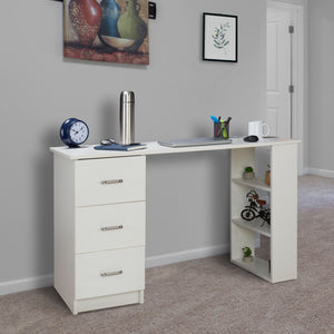 TADesign Ilma Study Desk & Office Table in White Color