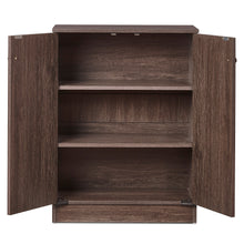 Load image into Gallery viewer, TADesign Muo-6007 3 Shelves Multipurpose Storage Bookshelf in Dark Walnut Color

