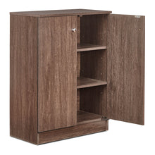 Load image into Gallery viewer, TADesign Muo-6007 3 Shelves Multipurpose Storage Bookshelf in Dark Walnut Color
