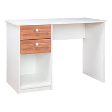 Load image into Gallery viewer, TADesign Quatro Study Desk &amp; Office Table in White &amp; English Oak Red Color
