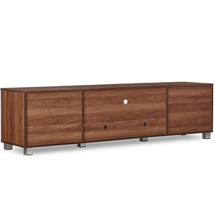 TADesign Robust TV Cabinet and Home Entertainment Unit in Matte Walnut Color