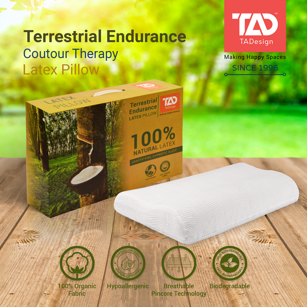 TADesign Terrestrial Endurance Latex Contour Pillow