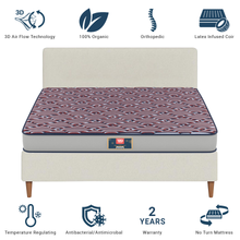 Load image into Gallery viewer, TADesign Terra Orthopedic 4-inch Firm Latex Infused Coir Mattress

