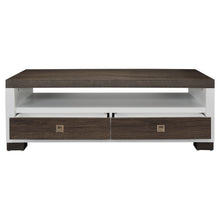 Load image into Gallery viewer, TADesign Milo Coffee Table in Dark Brown &amp; White Color
