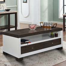 Load image into Gallery viewer, TADesign Milo Coffee Table in Dark Brown &amp; White Color
