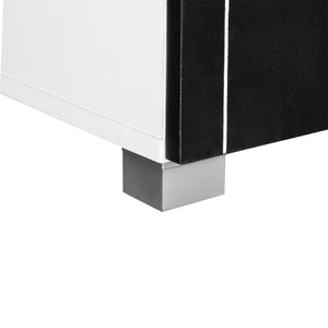 TADesign Asten Shoe Cabinet in White & Black Color
