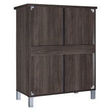 Load image into Gallery viewer, TADesign Quad-Pace Shoe Cabinet in Dark Brown Color
