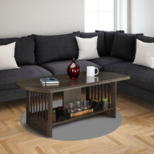 Load image into Gallery viewer, TADesign Dewan Engineered Wood Coffee Table - Dark Brown
