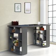 Load image into Gallery viewer, TADesign Victoria Study Table &amp; Office Desk in Dark Grey Color
