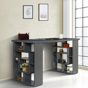 TADesign Victoria Study Table & Office Desk in Dark Grey Color