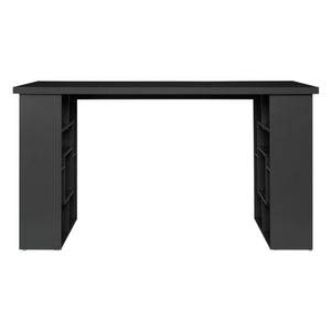 TADesign Victoria Study Table & Office Desk in Dark Grey Color