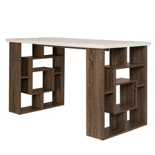 Load image into Gallery viewer, TADesign Victoria Study Table &amp; Office Desk in Grey Oak &amp; White Color
