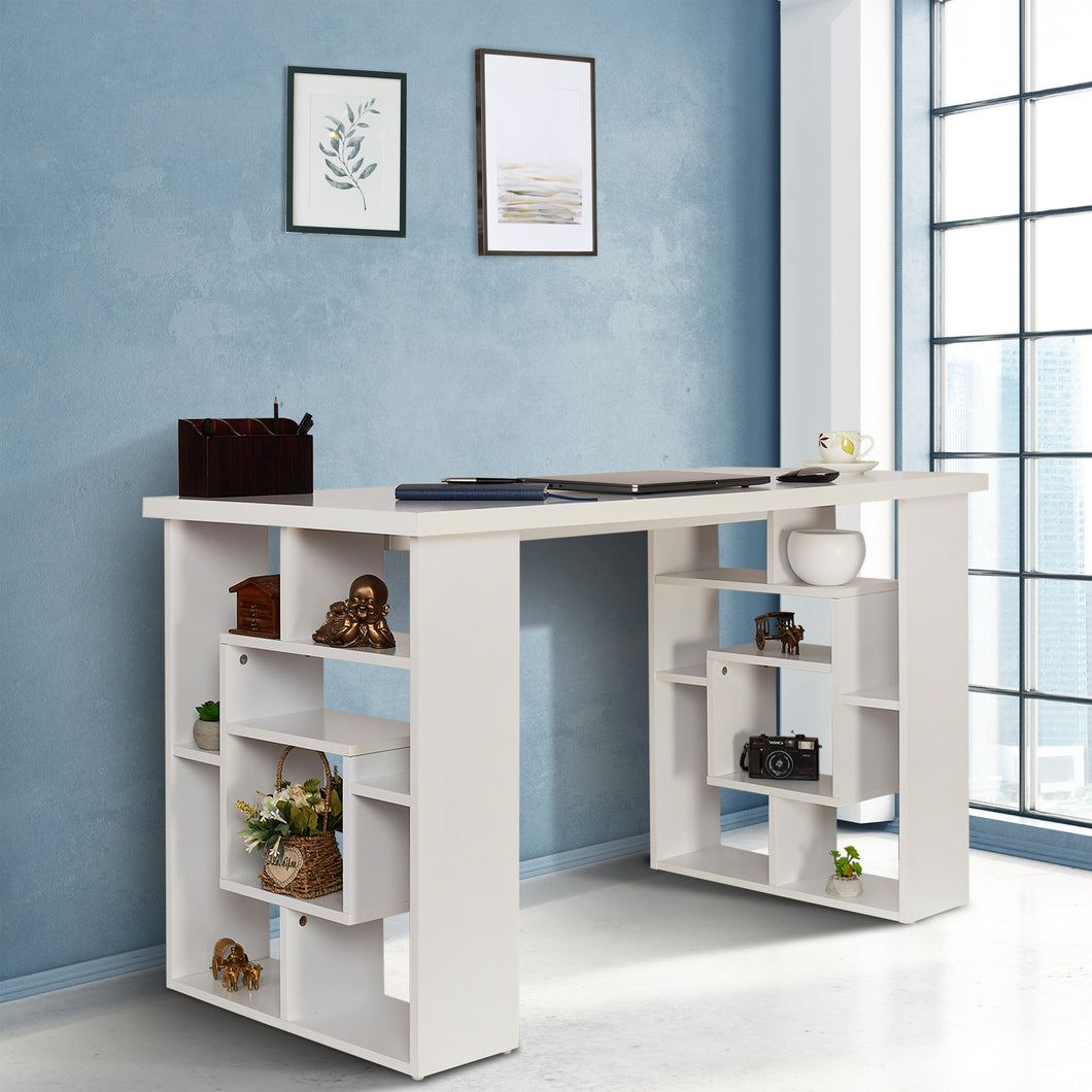 TADesign Victoria Study Table & Office Desk in White Color